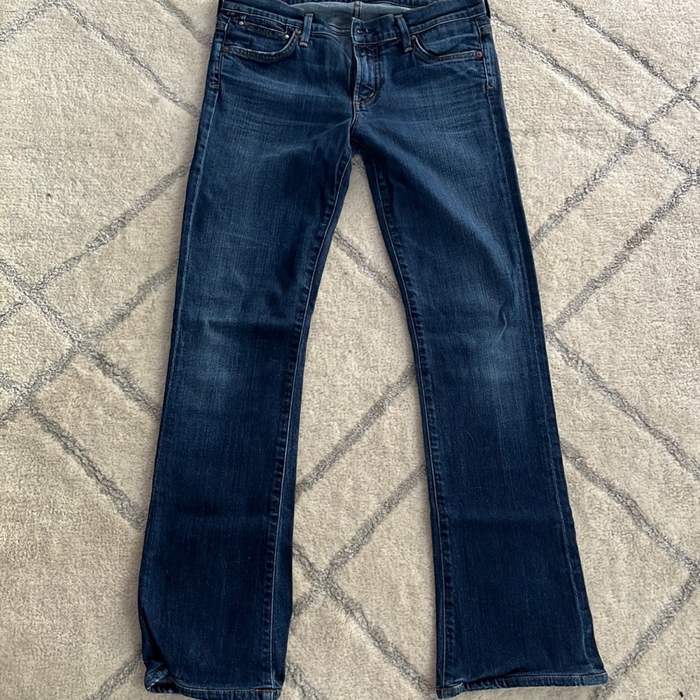 Citizens of humanity, denim, size 28 straight leg.